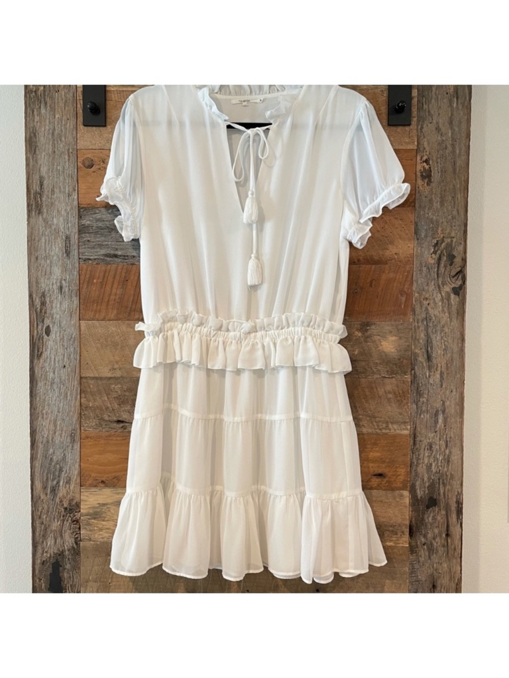 Tularosa white Tiered Dress